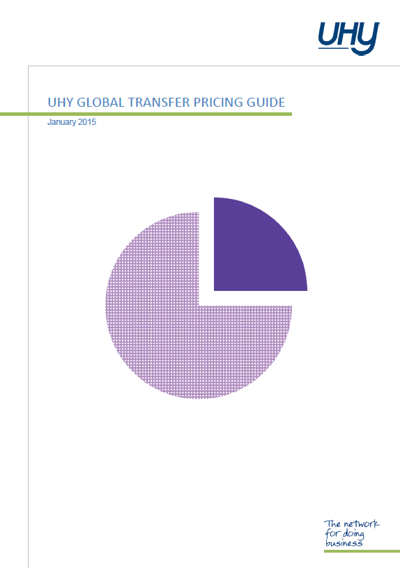 UHY Global Transfer Pricing Guide 2015 Cover